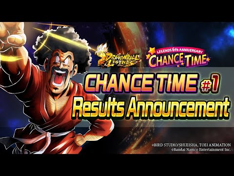 DRAGON BALL LEGENDS &quot;LEGENDS 6th ANNIVERSARY CHANCE TIME!!&quot; #1 Results Announcement