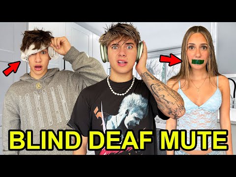 BLIND DEAF MUTE BAKING CHALLENGE! (ft. Jiji &amp; Nidal Wonder)