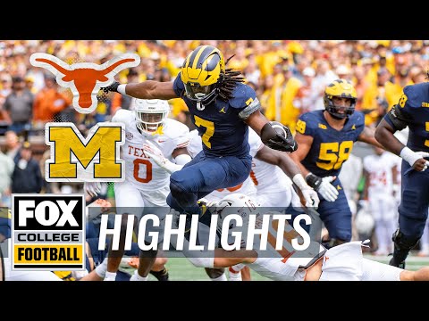 No. 3 Texas Longhorns vs. No. 10 Michigan Wolverines Highlights | FOX College Football